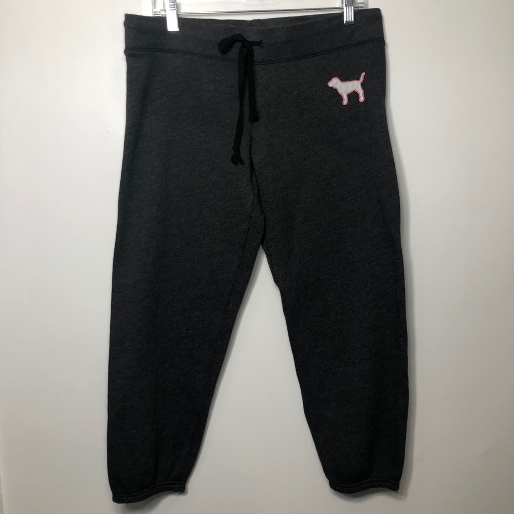 PINK Victoria secret gray sweatpants size M